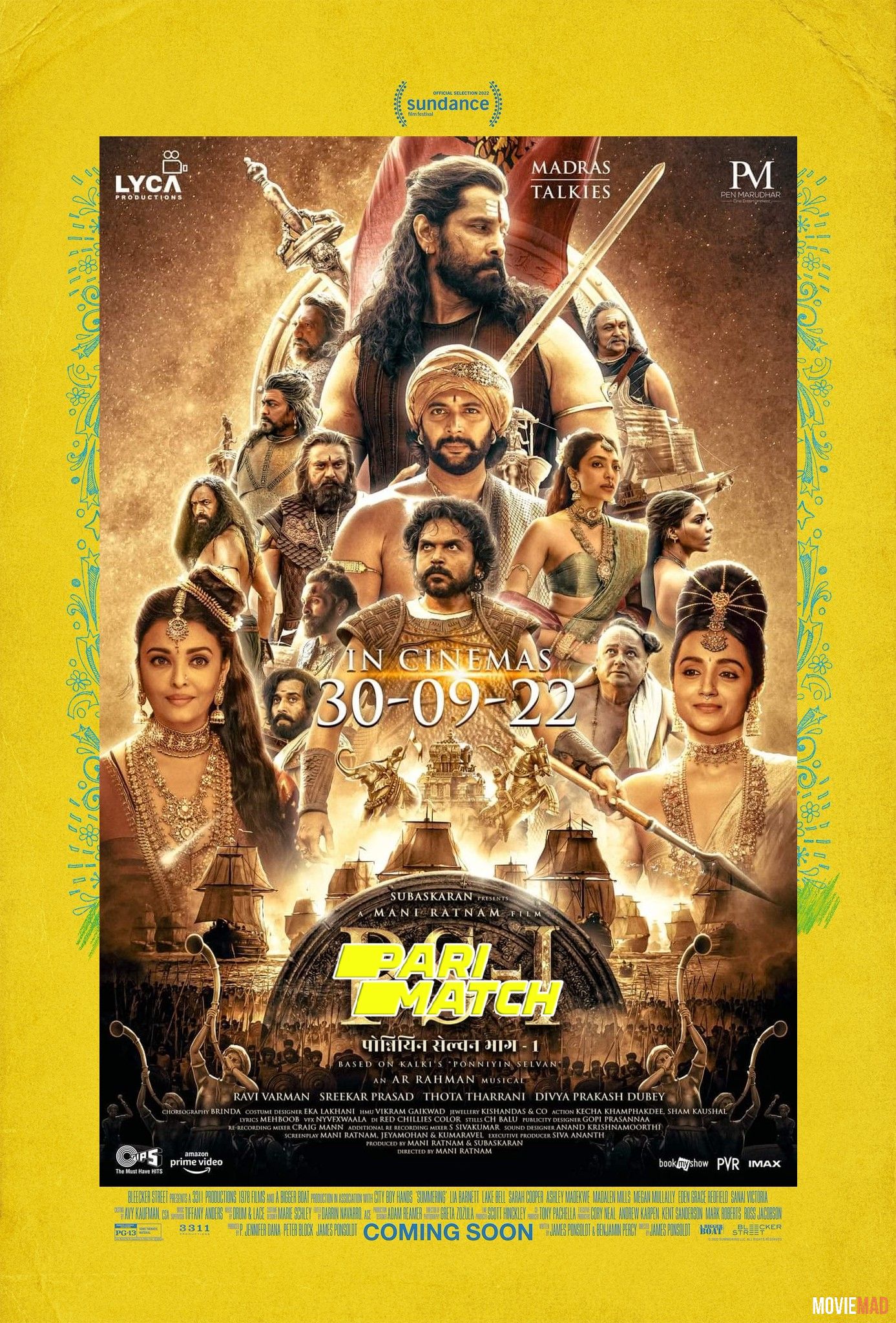 full moviesPonniyin Selvan Part One 2022 Kannada (Voice Over) Dubbed WEBRip Full Movie 720p 480p