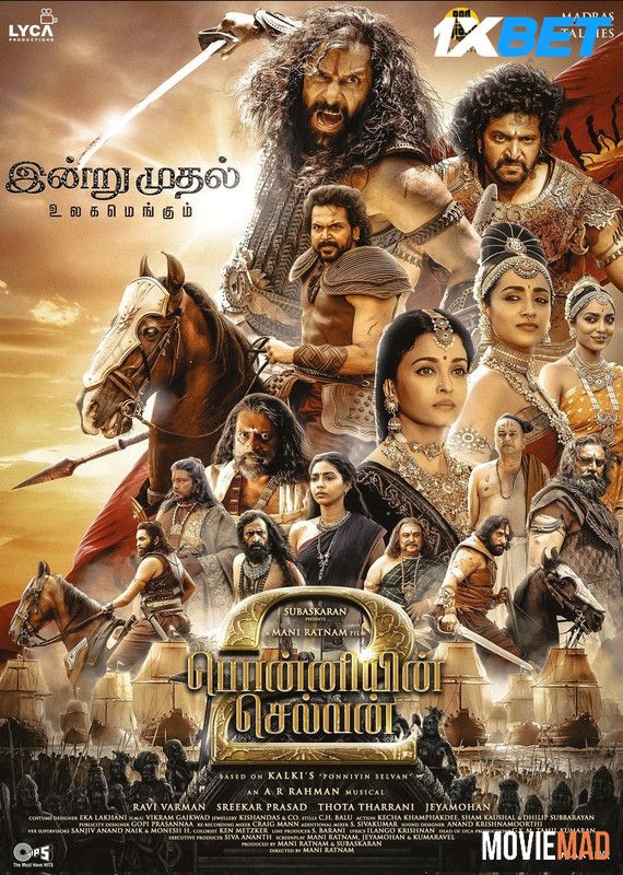 full moviesPonniyin Selvan Part Two (2023) Hindi(Line) Dubbed HDRip Full Movie 720p 480p