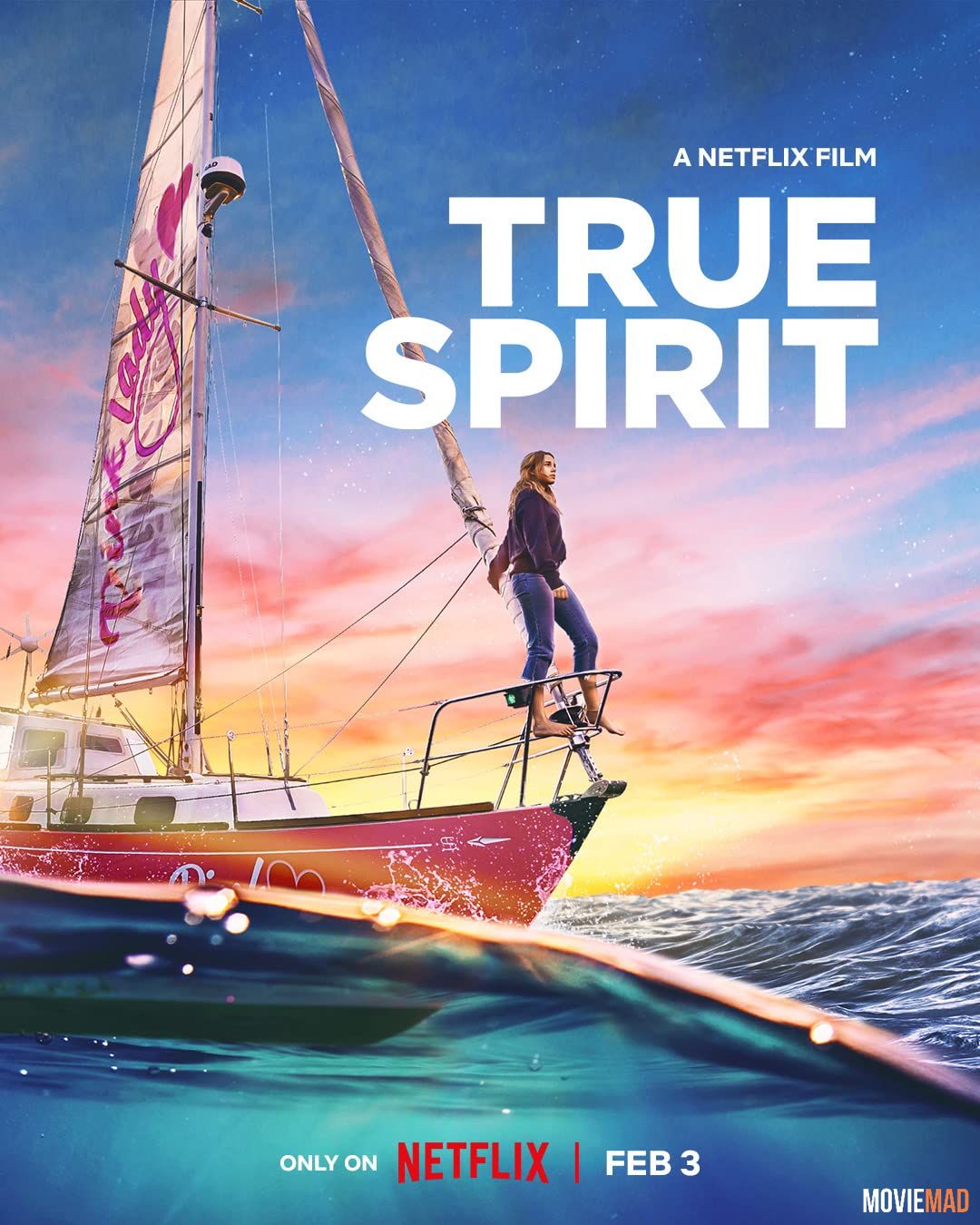 full moviesTrue Spirit (2023) Hindi Dubbed ORG HDRip Netflix Full Movie 720p 480p
